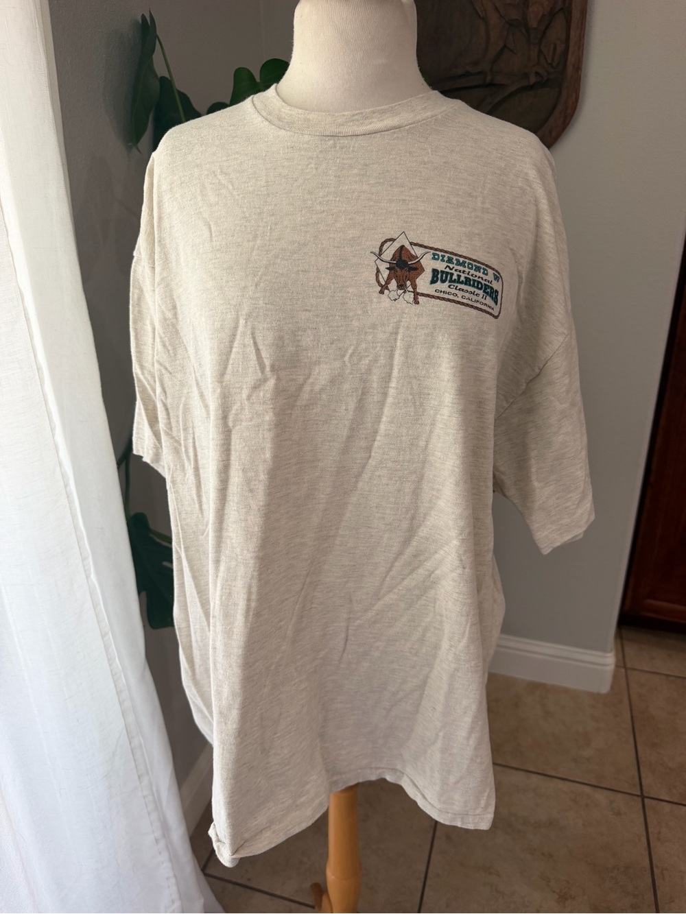 Vintage Diamond W National Bullriders Rodeo T-Shirt XXL Made in USA